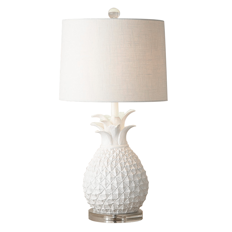 Настольная лампа White Pineapple Table lamp Белый в Самаре | Loft Concept 