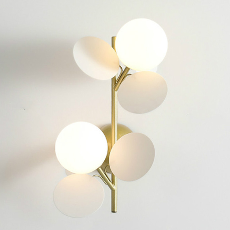 Бра MATISSE sconce double white Золотой Белый в Самаре | Loft Concept 