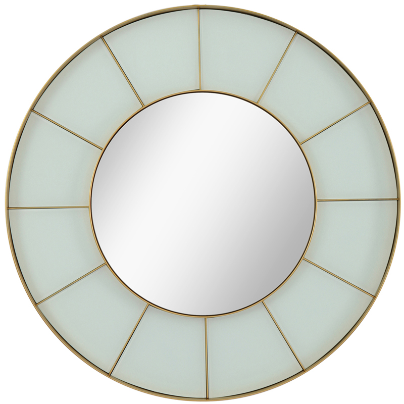 Зеркало Sectors Circle Mirror white  в Самаре | Loft Concept 