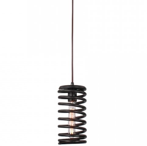 Подвесной светильник Loft Spring Pendant Vertical Черный в Самаре | Loft Concept 