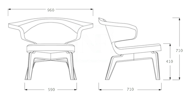 Кресло Munich Lounge Chair в Самаре