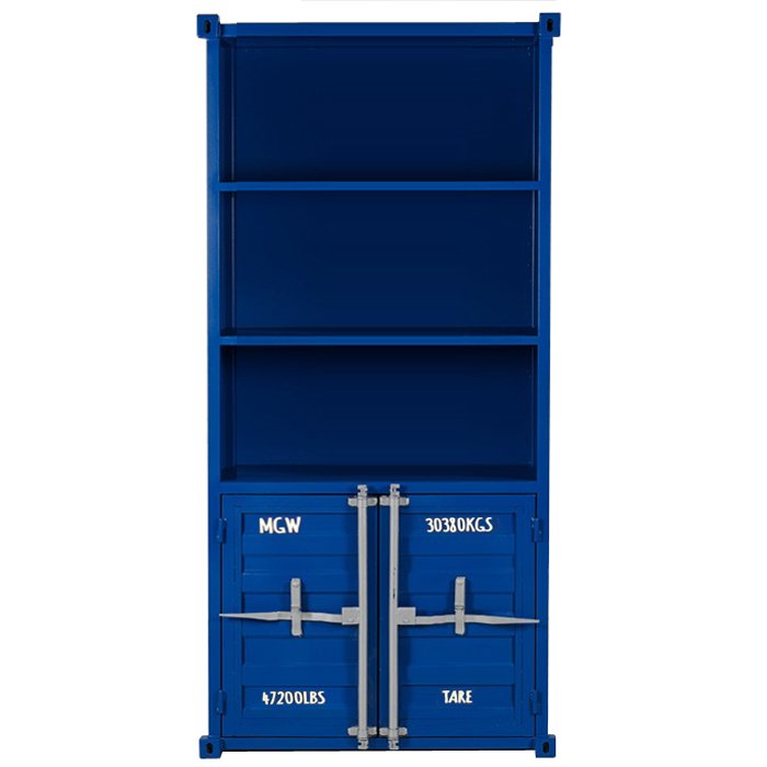 Книжный шкаф Sea Container Bookcase Blue Синий Бирюзовый Зеленый Желтый Оранжевый Красный Белый Серый Черный в Самаре | Loft Concept 