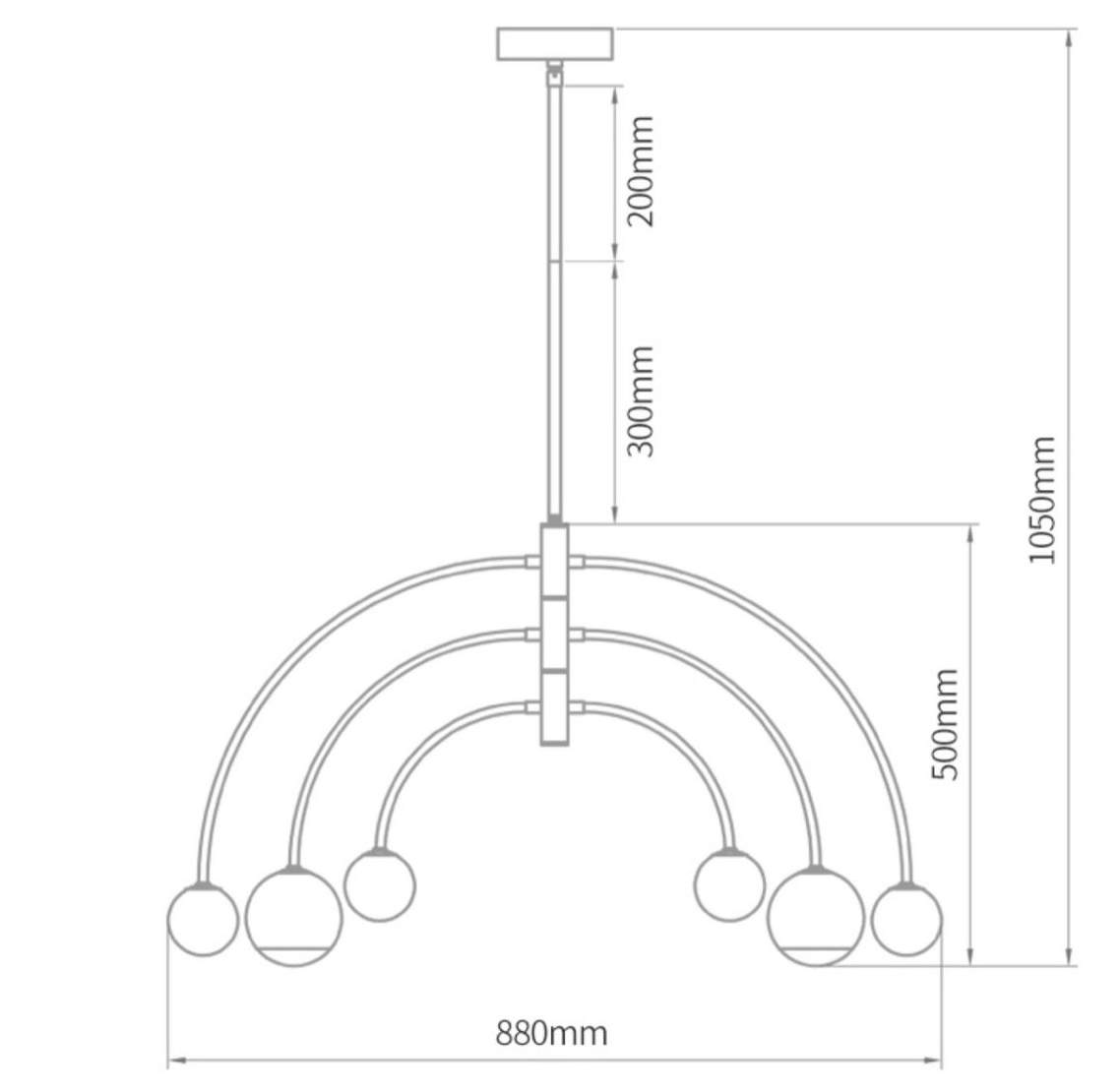 Люстра Wynne Metal Arch Wooden Chandelier в Самаре