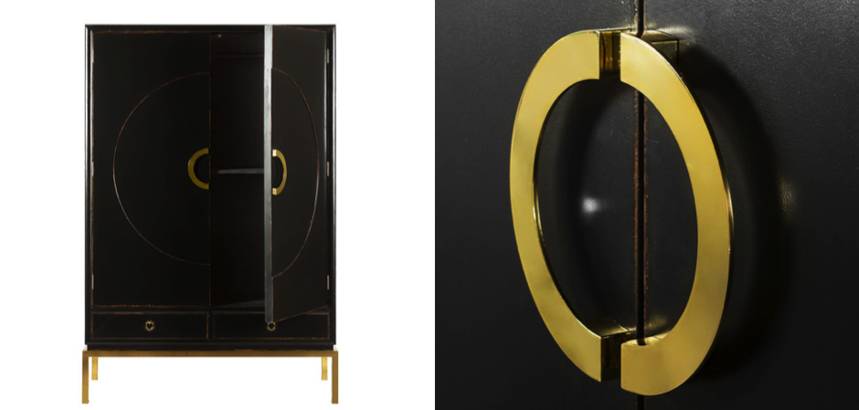 Шкаф China Rack Black Шкаф China Rack Black - Loft-Concept в Самаре