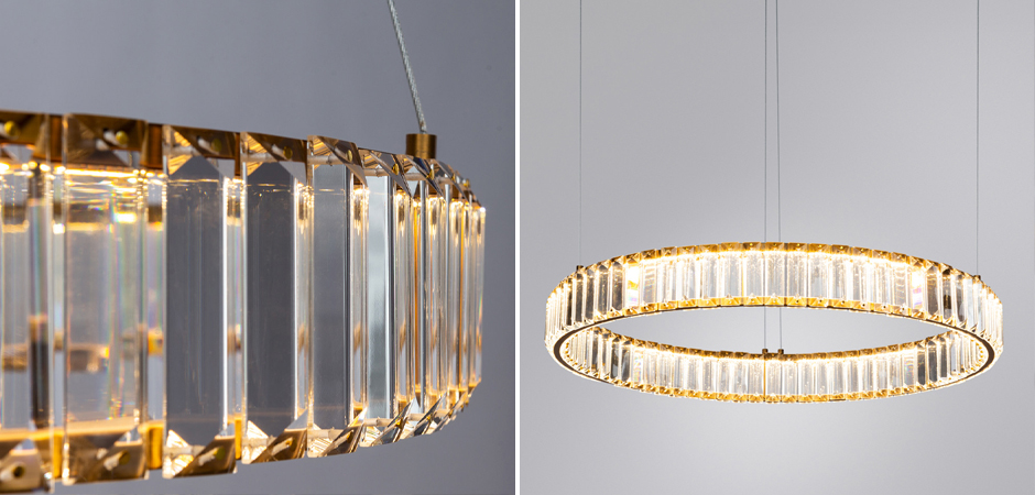 Хрустальная Люстра Crystal Ring Латунь Хрустальная Люстра Crystal Ring Латунь - Loft-Concept в Самаре
