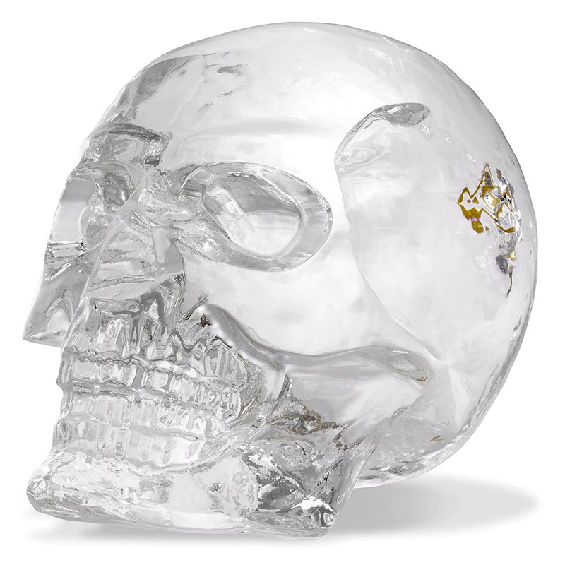 Статуэтка Philipp Plein Diamond Skull Прозрачный Золотой в Самаре | Loft Concept 