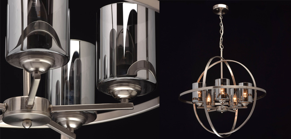 Люстра Chrome Cylinders 5 Люстра Chrome Cylinders 5 - Loft-Concept в Самаре