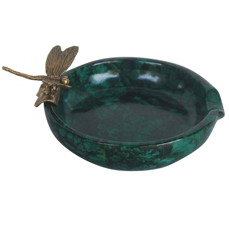 Блюдо Malachite Dish Бронза Малахит в Самаре | Loft Concept 