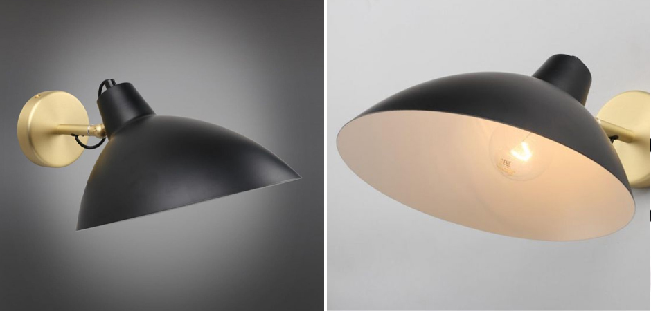 Бра с черным матовым плафоном Retro Light Бра с черным матовым плафоном Retro Light - Loft-Concept в Самаре