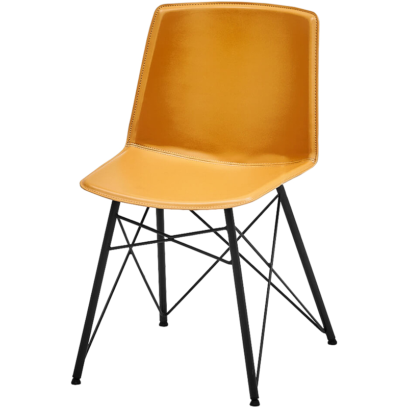 Стул Blaan Stool yellow Черный Желтый в Самаре | Loft Concept 