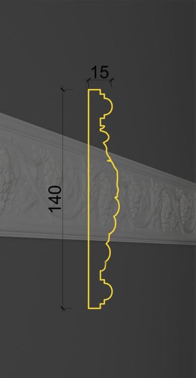 Молдинг с орнаментом MO-12 в Самаре