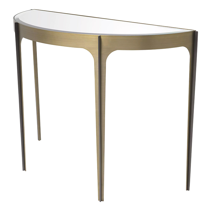 Консоль Eichholtz Console Table Artemisa Brass Латунь Зеркало в Самаре | Loft Concept 