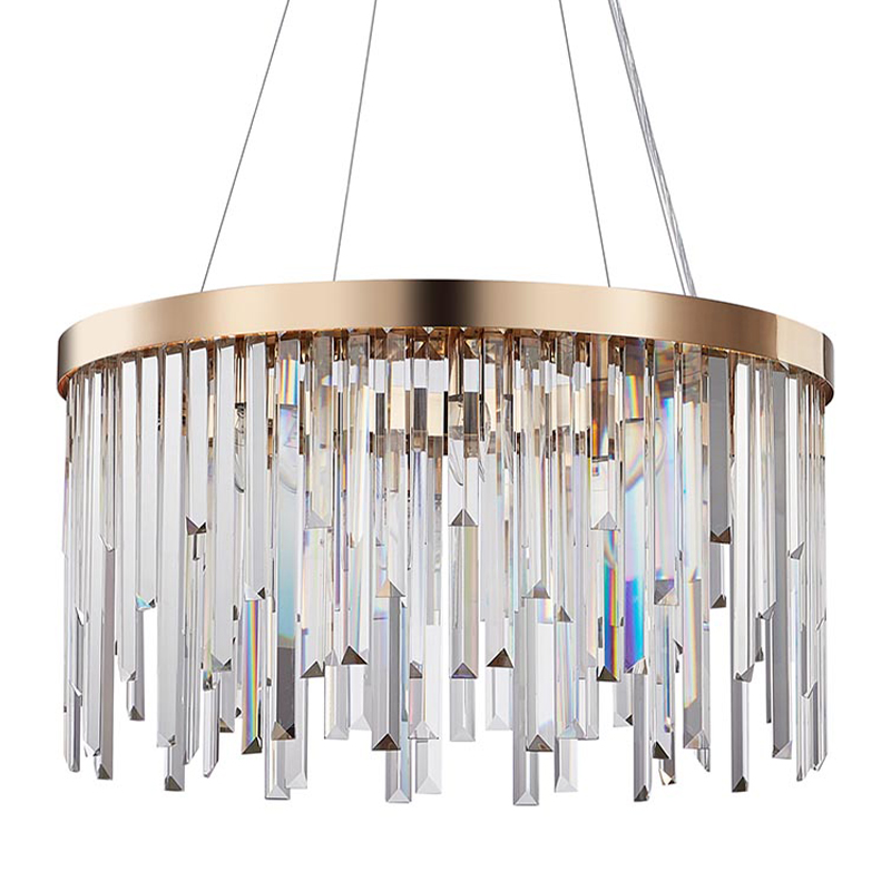 Люстра Bennett Chandelier gold 60 Золотой Прозрачный в Самаре | Loft Concept 