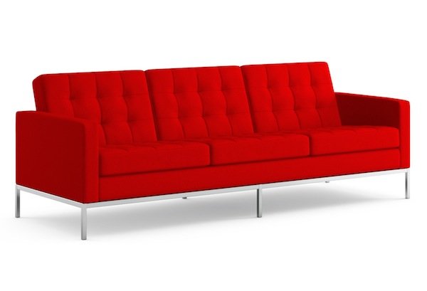 Диван Florence Knoll sofa Серый Красный Коричневый Зеленый Желтый Голубой Белый Черный в Самаре | Loft Concept 