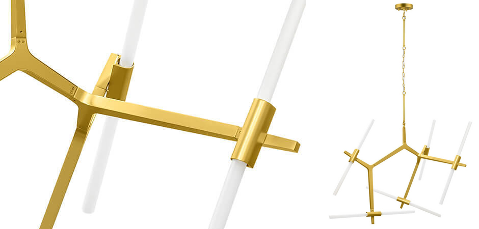 Люстра Агнес Chandelier Gold 10 Люстра Агнес Chandelier Gold 10 - Loft-Concept в Самаре