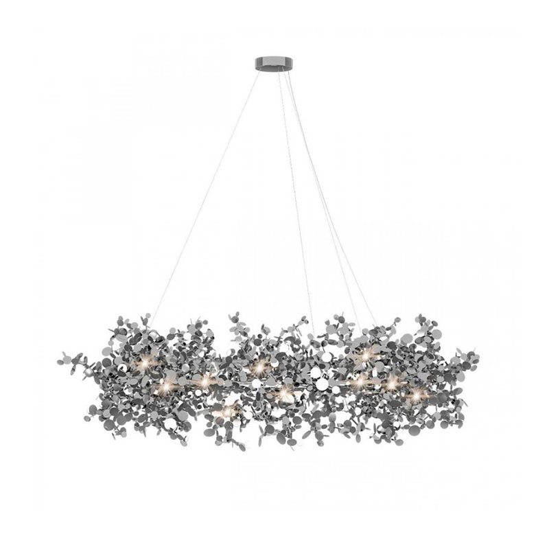 Люстра Terzani Argent Suspension Ring Silver Серебряный в Самаре | Loft Concept 