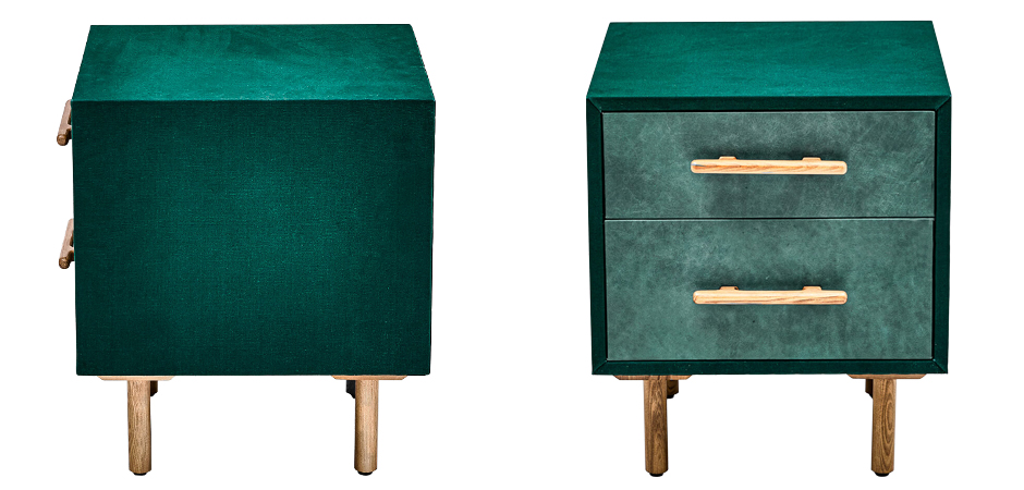 Тумба Smoky Green Nightstand Тумба Smoky Green Nightstand - Loft-Concept в Самаре