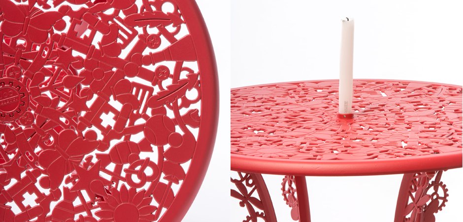 Обеденный стол Industry Collection ALUMINIUM TABLE – RED Обеденный стол Industry Collection ALUMINIUM TABLE – RED - Loft-Concept в Самаре