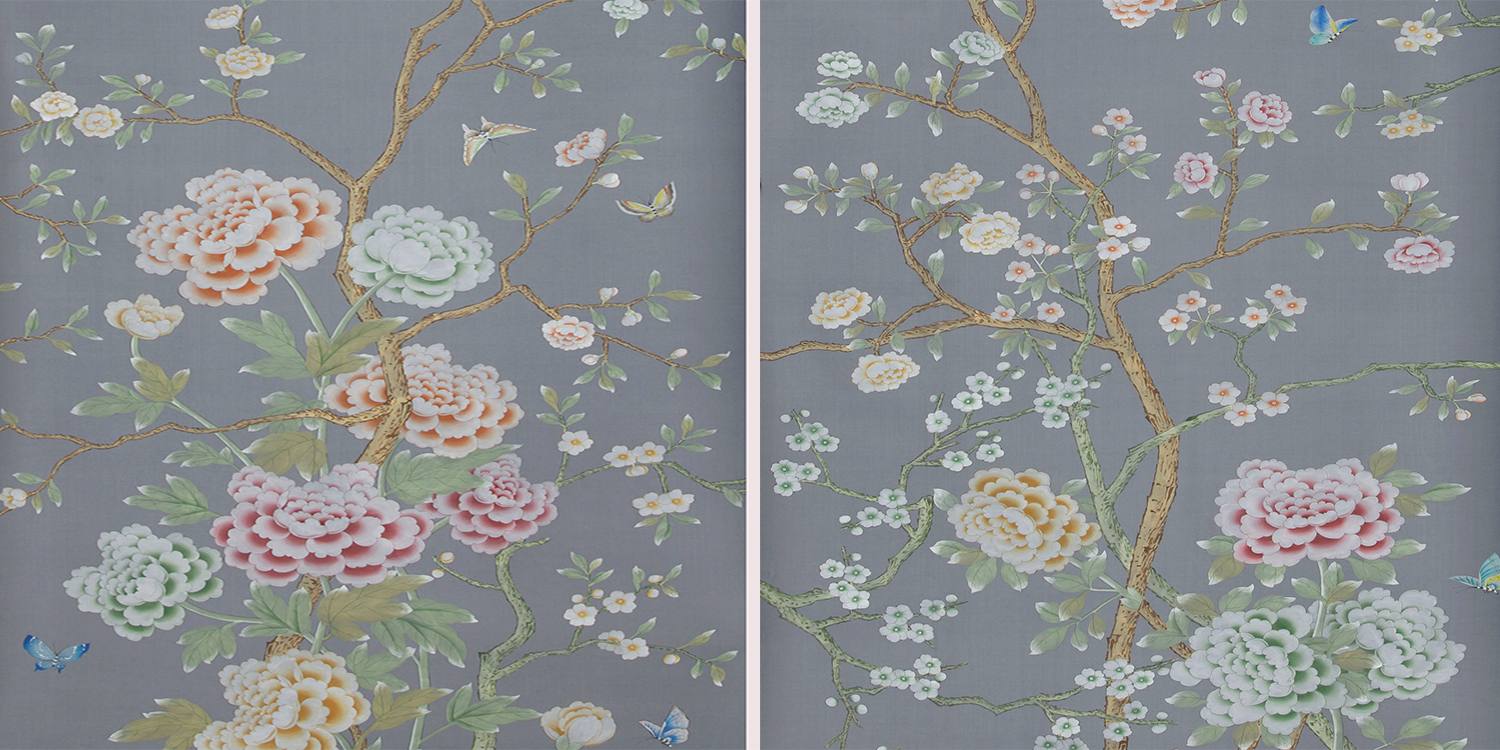 Обои ручная роспись Chelsea Gun Metal - фото №1