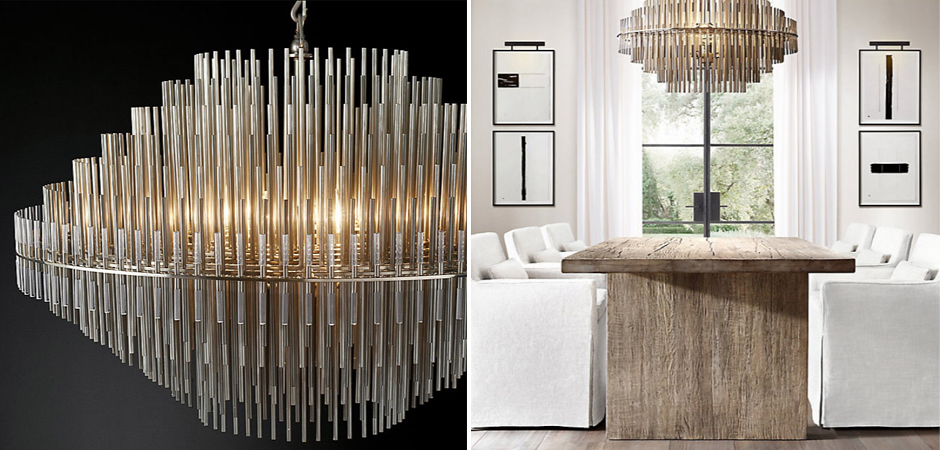 Люстра Restoration Hardware Emile Round Chandelier Chrome Люстра Restoration Hardware Emile Round Chandelier Chrome - Loft-Concept в Самаре