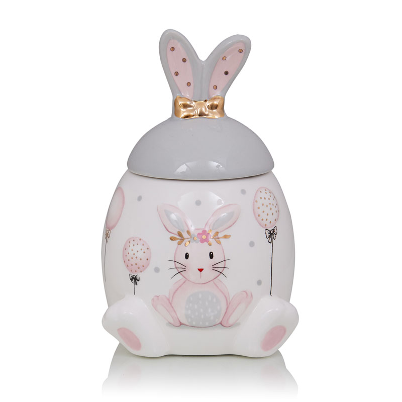 Ваза Kids Vase Bunny I Розовый пастельный Серый в Самаре | Loft Concept 