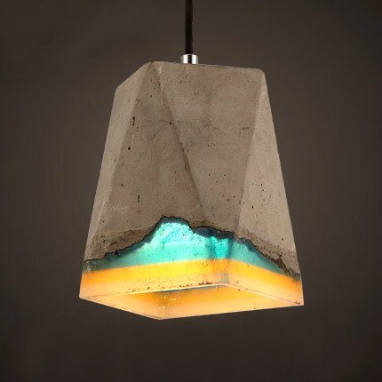 Подвесной светильник Art Concrete Pendant №8 Серый в Самаре | Loft Concept 