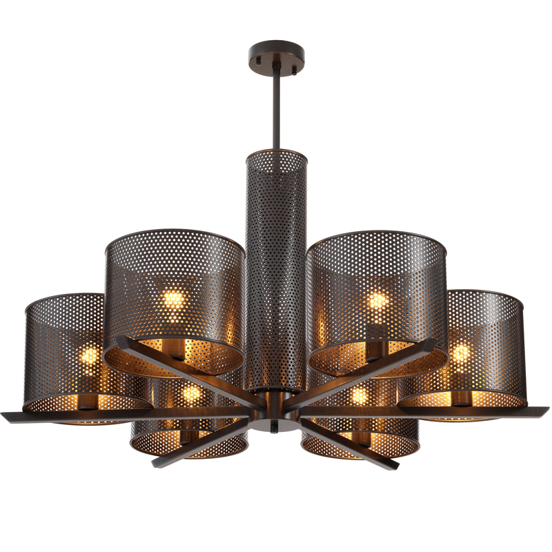 Люстра Eichholtz Chandelier Morrison Bronze Темная бронза в Самаре | Loft Concept 