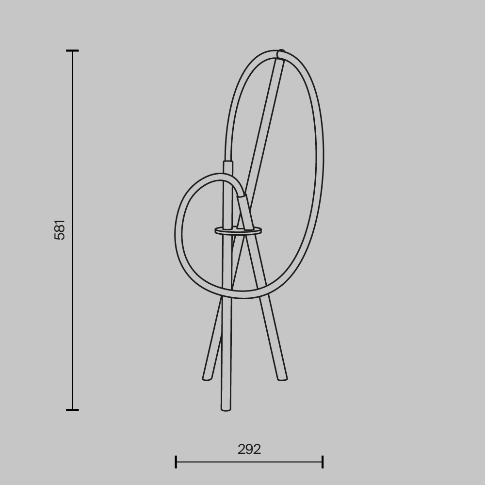 Настольный светильник Crochet Brass 3000К 15Вт в Самаре