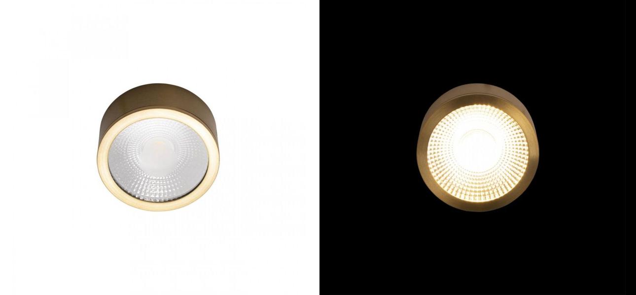 Светильник потолочный Top View Gold 35 см - фото №1