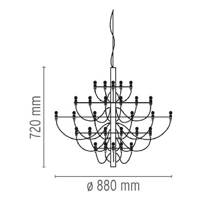 Люстра Flos 2097 30 Brass в Самаре