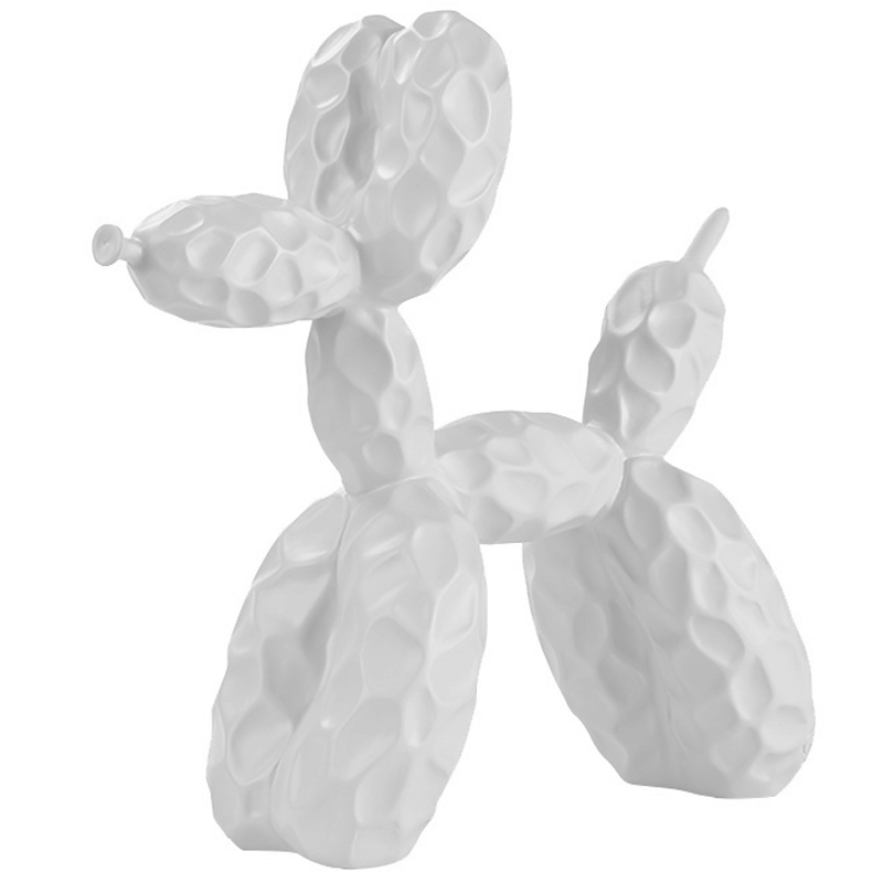 Статуэтка Jeff Koons Balloon Dog Crumpled White Белый в Самаре | Loft Concept 