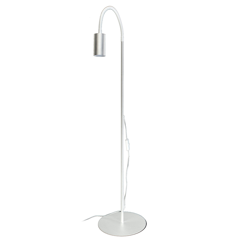 Торшер Noor Trumpet Floor Lamp white Белый Сталь в Самаре | Loft Concept 