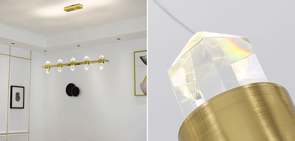 Люстра large Crystals Line Brass Люстра large Crystals Line Brass - Loft-Concept в Самаре