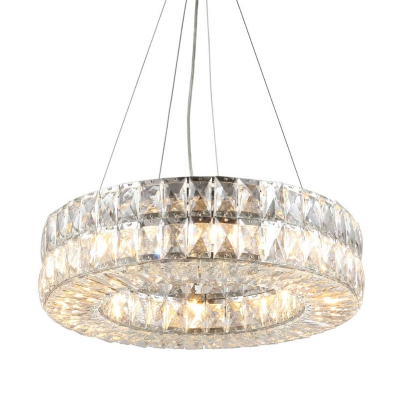 Люстра Crystal Regena Silver Chandelier Прозрачный Хром в Самаре | Loft Concept 