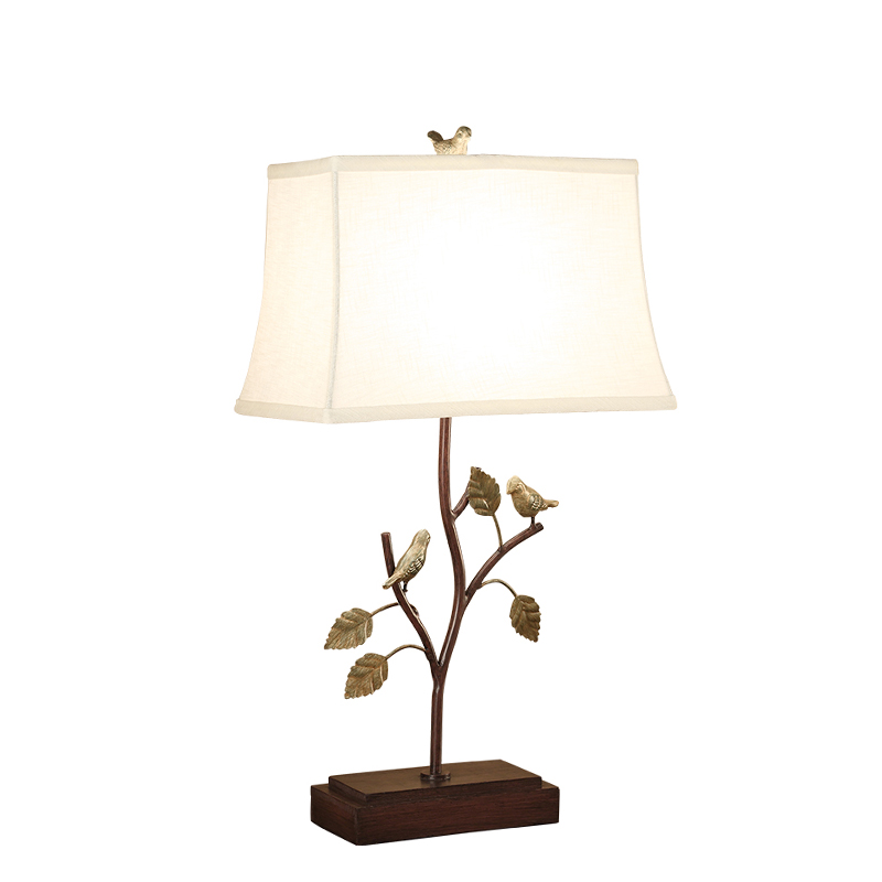 Настольная лампа Bird Talk Table lamp Белый Коричневый Латунь в Самаре | Loft Concept 