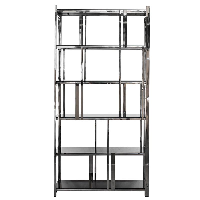 Стеллаж Kenton Rack Хром Черный в Самаре | Loft Concept 