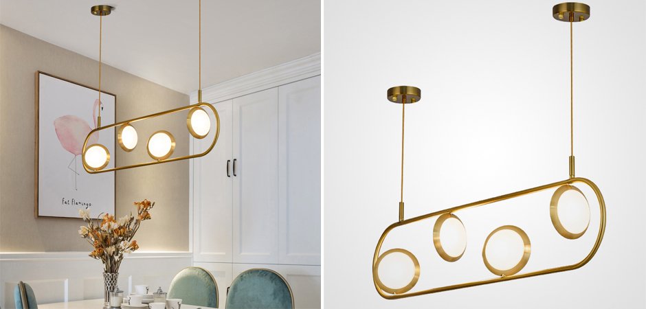 Люстра HOOP LED LONG Люстра HOOP LED LONG - Loft-Concept в Самаре