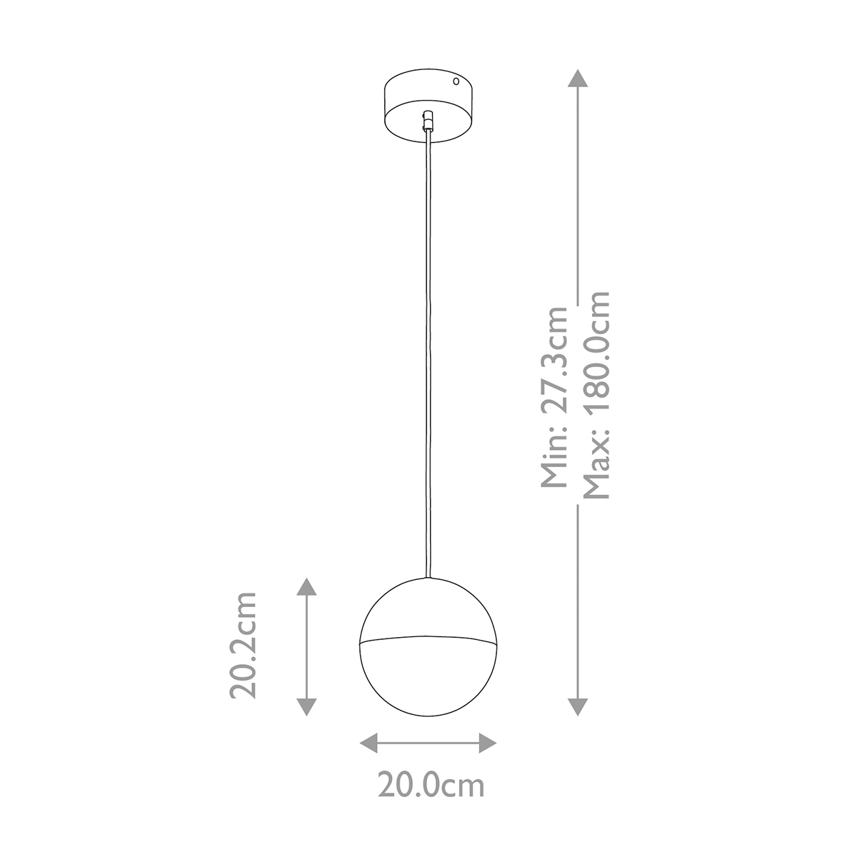 Подвесной светильник со сферическим плафоном из акрила с циркониевыми вкраплениями Kichler в Самаре