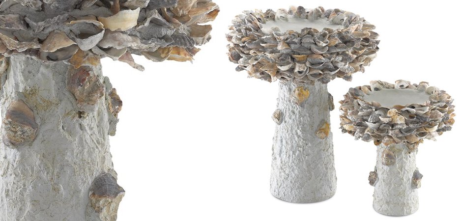 Статуэтка Oyster Shell Small Bird Bath Статуэтка Oyster Shell Small Bird Bath - Loft-Concept в Самаре