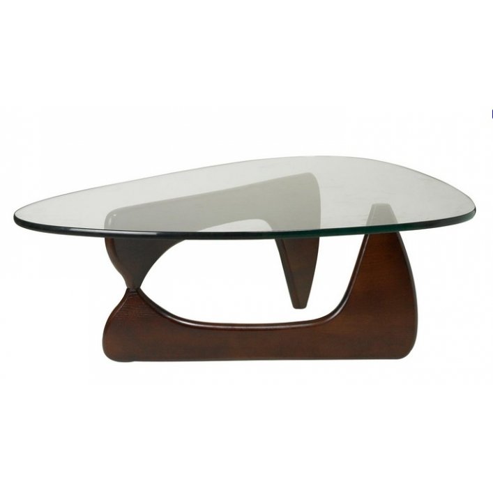 Столик Isamu Noguchi Coffee Table Черный Коричневый Белый дуб в Самаре | Loft Concept 