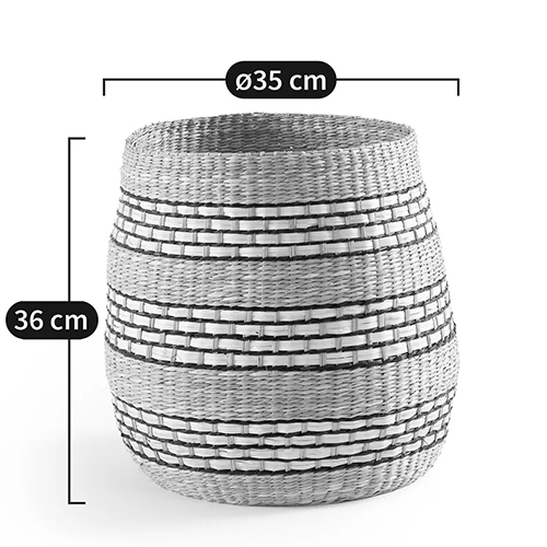 Круглая корзина из плетеного тростника Marjani Wicker Basket Круглая корзина из плетеного тростника Marjani Wicker Basket в Самаре