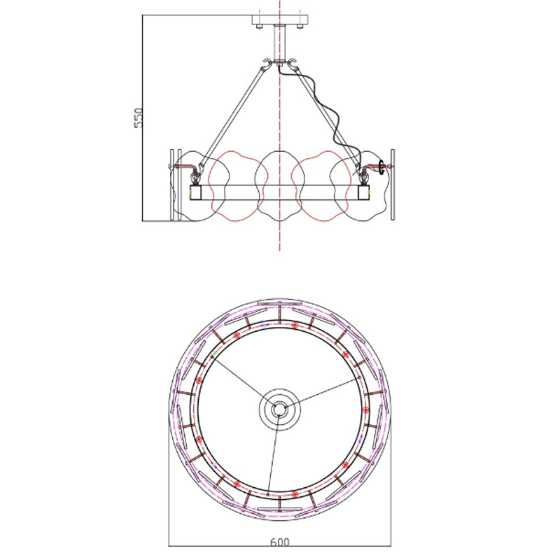 Люстра Мрамор Lucretia Marble Round Chandelier 60 см Люстра Мрамор Lucretia Marble Round Chandelier 60 см в Самаре