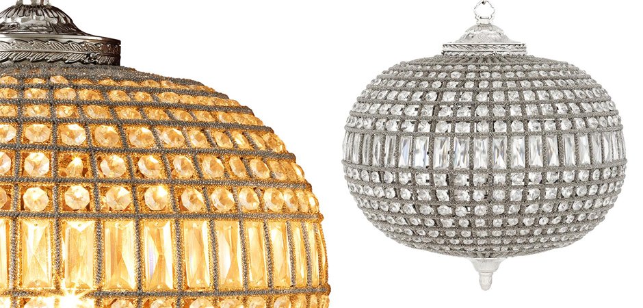 Люстра Chandelier Kasbah Oval M Nickel - фото №1