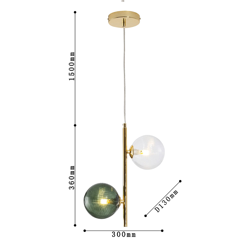 Подвесной светильник Bolle Multi Color hanging 2 lamp в Самаре