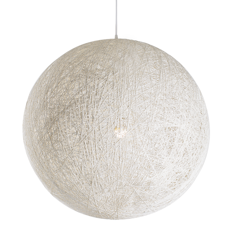 Подвесной светильник Moooi Thread Papier Mache Lamp white Белый в Самаре | Loft Concept 