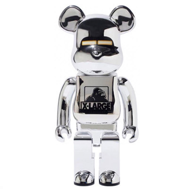 Статуэтка Bearbrick Chrome X-Large Темный хром в Самаре | Loft Concept 