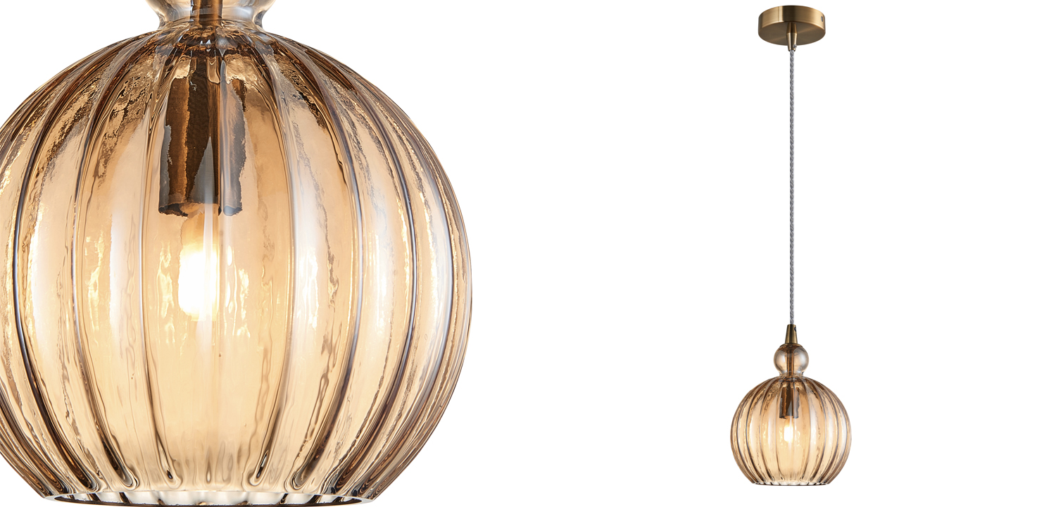 Подвесной светильник Odyll One amber - фото