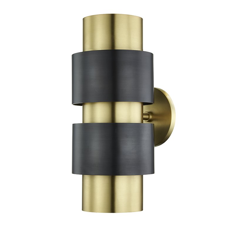 Бра Hudson Valley 9420-AOB Cyrus 2 Light Wall Sconce In Aged Old Bronze Латунь Темная бронза Бра Hudson Valley 9420-AOB Cyrus 2 Light Wall Sconce In Aged Old Bronze Латунь Темная бронза в Самаре | Loft Concept