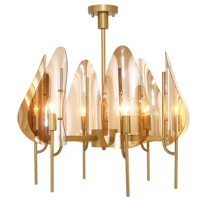 Люстра Chandelier Max Ingrand Fontana Arte Amber glass Золотой Янтарь (Amber) в Самаре | Loft Concept 