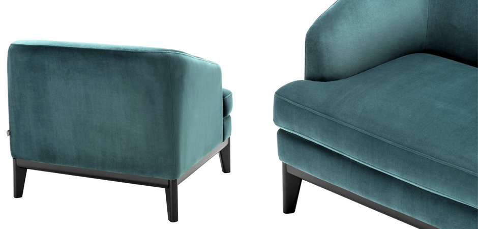 Кресло лаунж для современной гостиной MONTEREY - фото №1